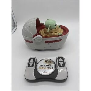 Star‎ Wars Grogu Hover Pram Remote Control Toy. Tested And Working.